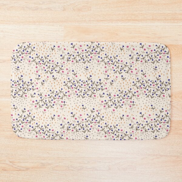 Item preview, Tiny Sketched Flowers Pattern – Playful Marker Floral Design for Apparel & Decor designed and sold by Millefolia Design .