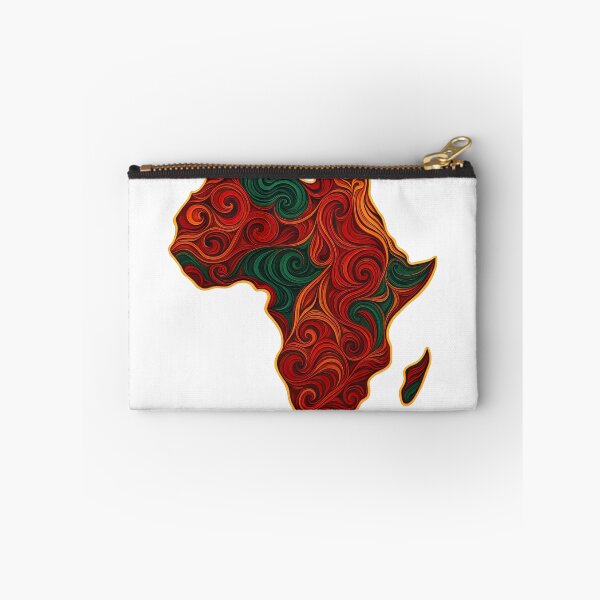 Item preview, African Swirl Map - Tribal Inspired Abstract Continent Art designed and sold by ArtfulWeave.