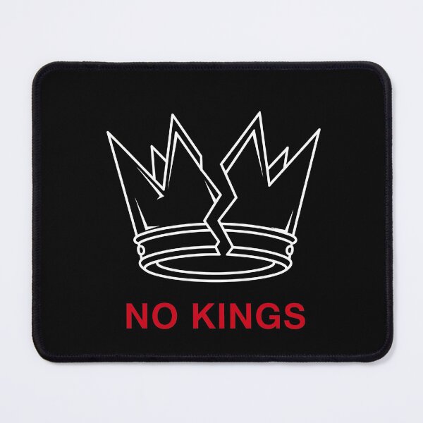 Item preview, No Kings, Minimalist Broken Crown, Simple Anti-Monarchy Symbol designed and sold by j-2k.
