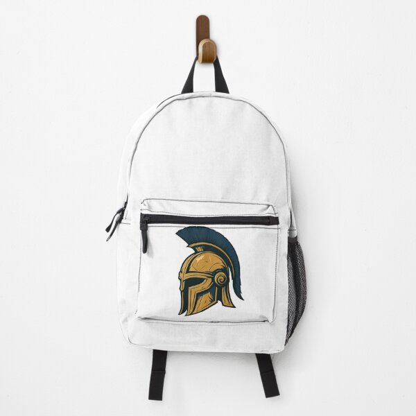 Item preview, Golden Spartan Helmet - Ancient Warrior Headgear Design designed and sold by ArtfulWeave.