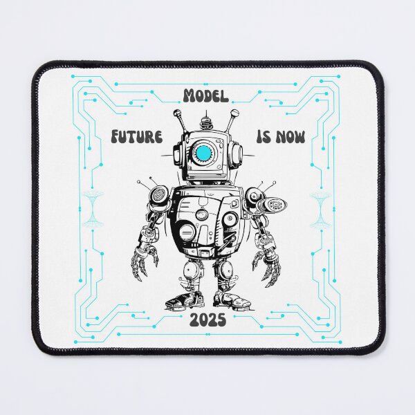 Item preview, Retro Robot 'Future Is Now' designed and sold by Art&couleurs .
