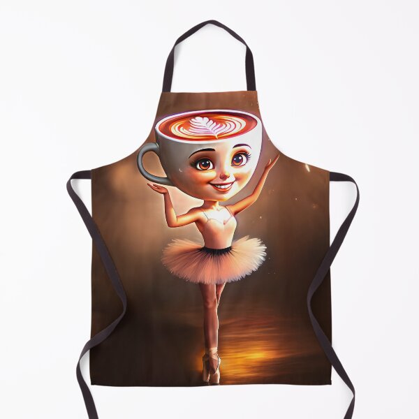 Item preview, Ballerina Cappucina - beautiful female ballet dancer cup brainrot meme designed and sold by EmeraldeaArt.