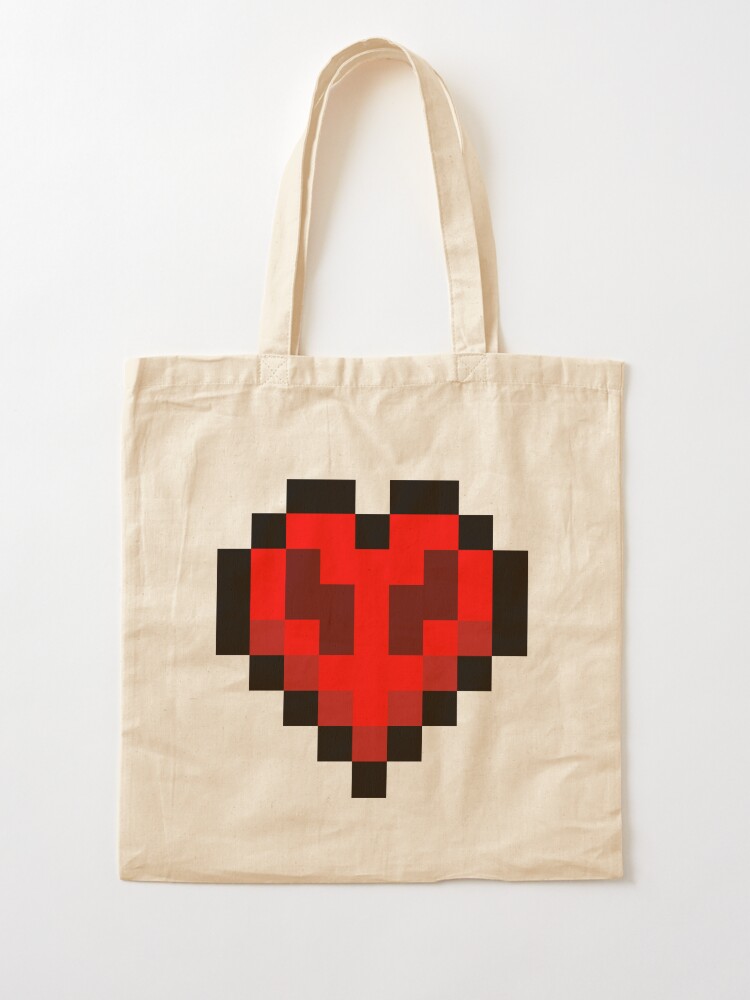 S heart tote bag large THEREDTHREAD