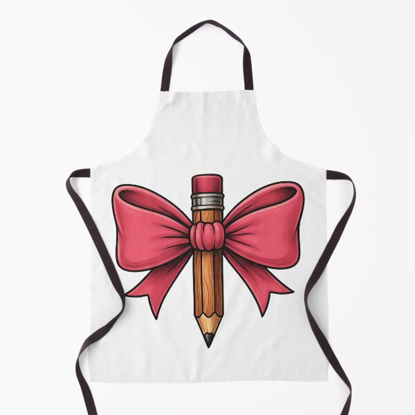 Item preview, Pencil and Pink Bow - Cute Back to School Stationery Design designed and sold by ArtfulWeave.