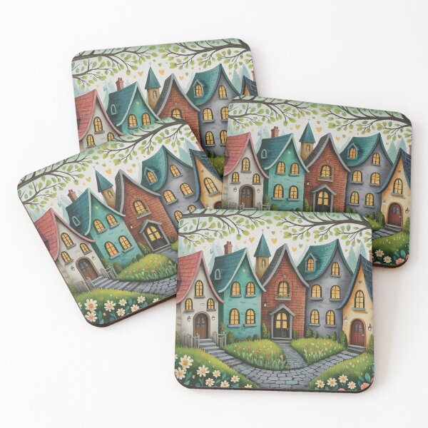 Item preview, Whimsy Village Path designed and sold by Random Designs.