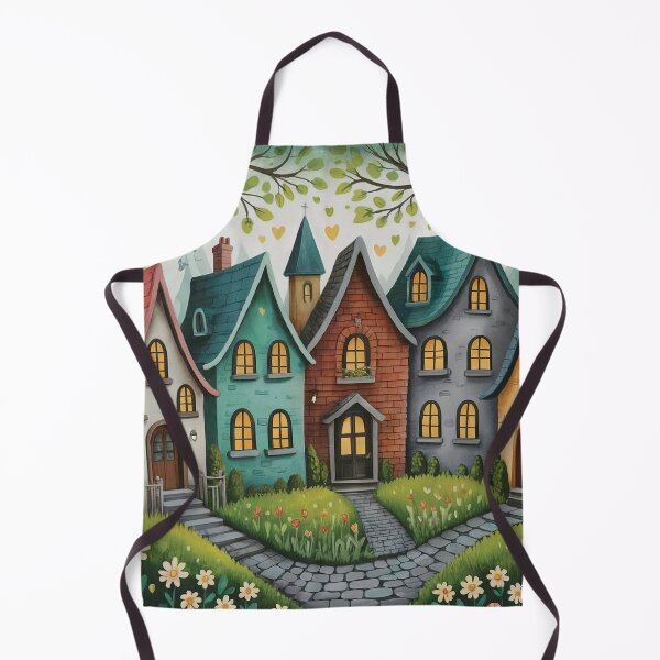 Item preview, Whimsy Village Path designed and sold by Random Designs.