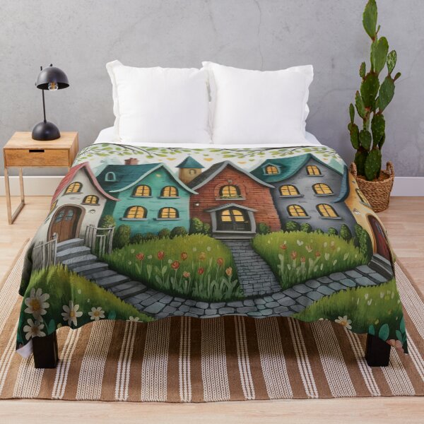 Item preview, Whimsy Village Path designed and sold by Random Designs.