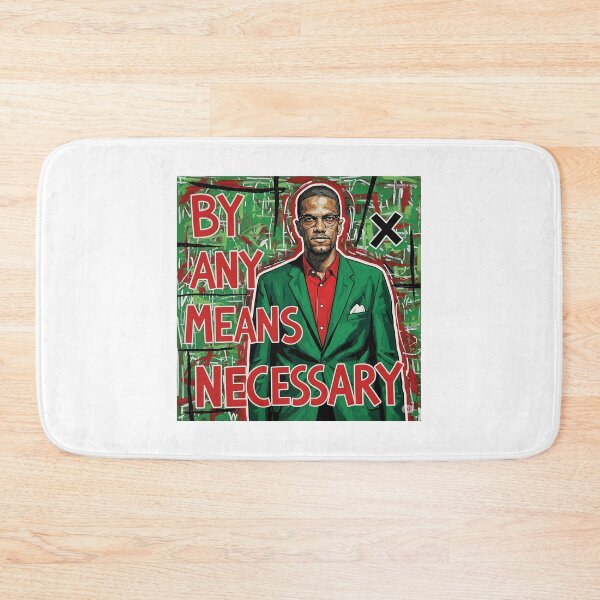 Item preview, Malcolm X, By any means necessary, justice, black history, funnyfits70, Humor, Funny, retro, vintages, funny quotes, animal humor, designed and sold by FunnyFits70.