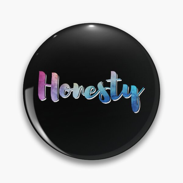 Item preview, Honesty  – Colorful Watercolor Gradient Typography Design designed and sold by Spreading Smile.