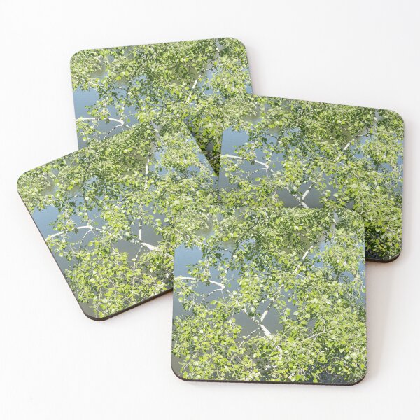 Item preview, Summery Aspen Treetop over Calm River designed and sold by Georgia Mizuleva.