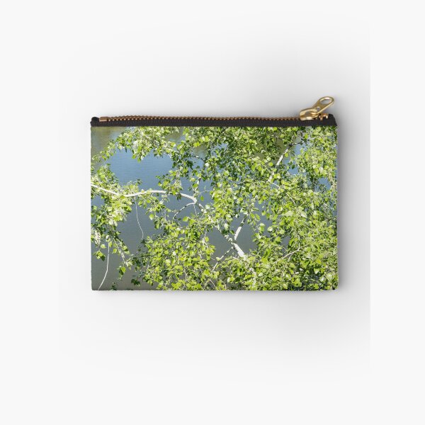 Item preview, Summery Aspen Treetop over Calm River designed and sold by Georgia Mizuleva.