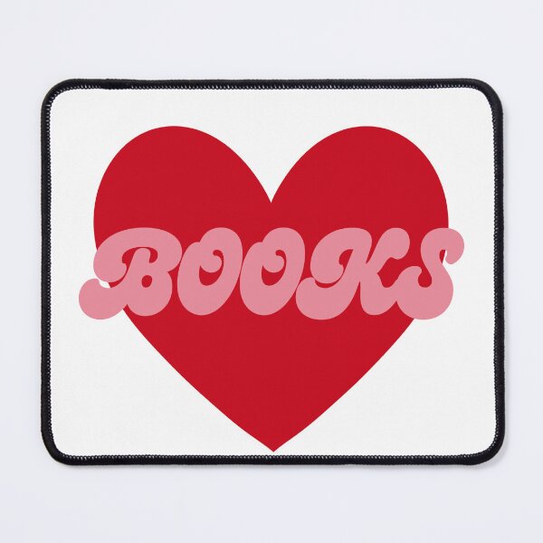 Item preview, I love books (red and pink) designed and sold by grxcepayne.