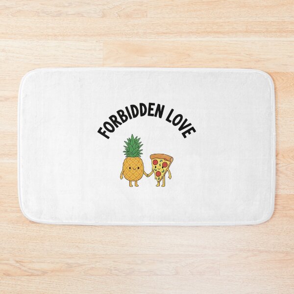 Item preview, Forbidden Love, Pineapple, Pizza, funnyfits70, Humor, Funny, retro, vintage, funny quotes, animal humor, designed and sold by FunnyFits70.