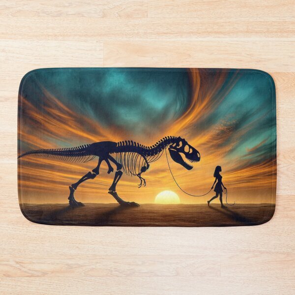 Item preview, Sunset Walk with Tyrannosaurus Rex designed and sold by M-Y-A-R-T-.
