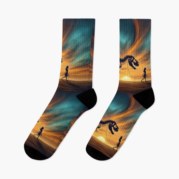Item preview, Sunset Walk with Tyrannosaurus Rex designed and sold by M-Y-A-R-T-.