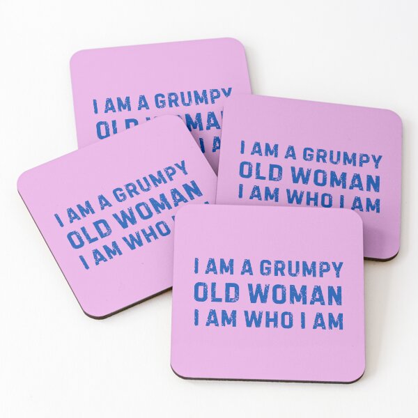 Item preview, I am a Grumpy Old Woman I am Who I am  designed and sold by Pishpunta.