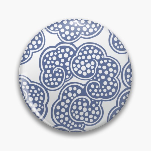 Item preview, Kumo - Taisho Modern Harmony Cloud Pattern in Muted Blue designed and sold by tokomoroJP.