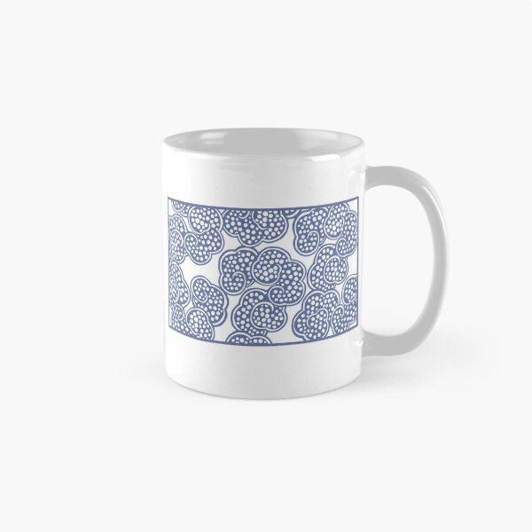 Item preview, Kumo - Taisho Modern Harmony Cloud Pattern in Muted Blue designed and sold by tokomoroJP.