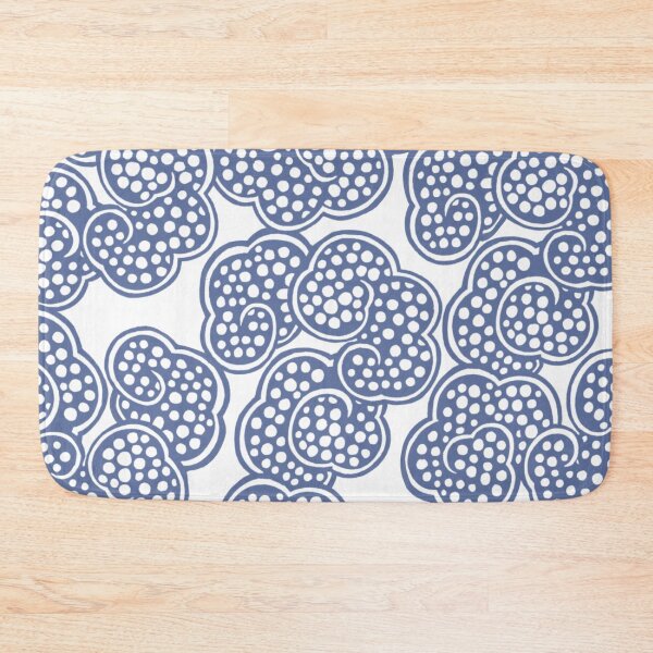 Item preview, Kumo - Taisho Modern Harmony Cloud Pattern in Muted Blue designed and sold by tokomoroJP.