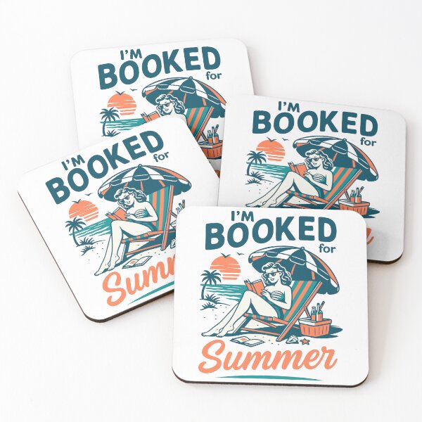 Item preview, I'm Booked For The Summer Book Girl designed and sold by Blok45.