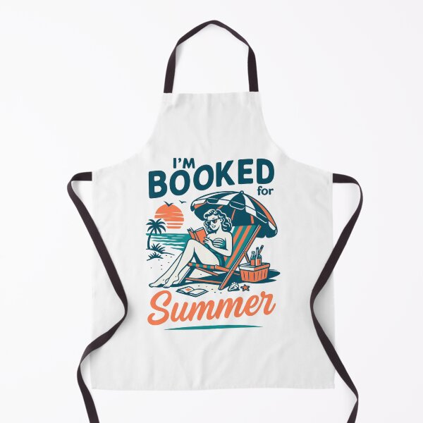 Item preview, I'm Booked For The Summer Book Girl designed and sold by Blok45.