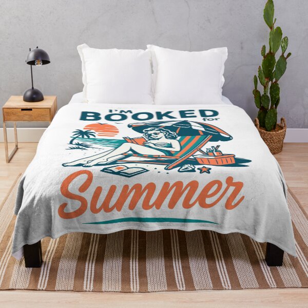 Item preview, I'm Booked For The Summer Book Girl designed and sold by Blok45.