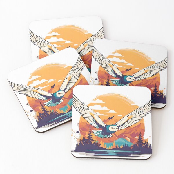 Item preview, Owl spreads its wings designed and sold by SanchillShop.