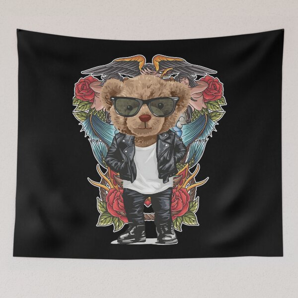 Item preview, Rebel Bear Rider: True Grit Teddy designed and sold by DarylWelsh2024.