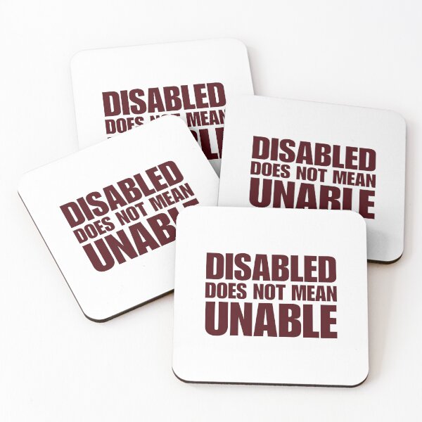 Item preview, Disabled does not mean unable designed and sold by aspanguji.