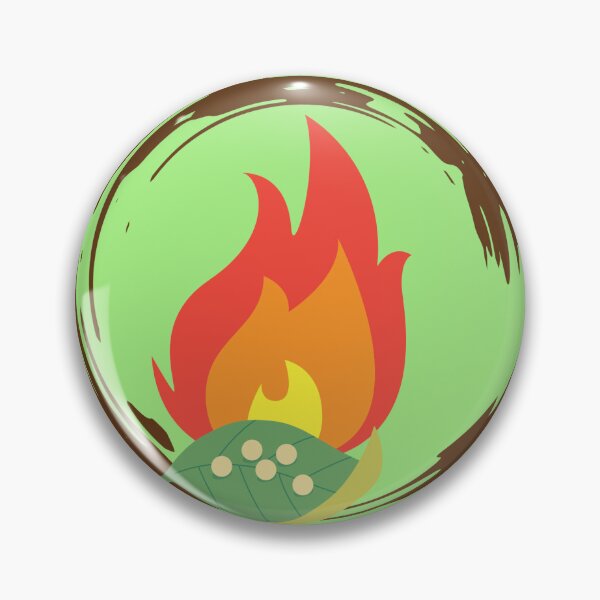 Item preview, EGG LVL  Fire badge Camp Enchanted designed and sold by CampEnchanted.