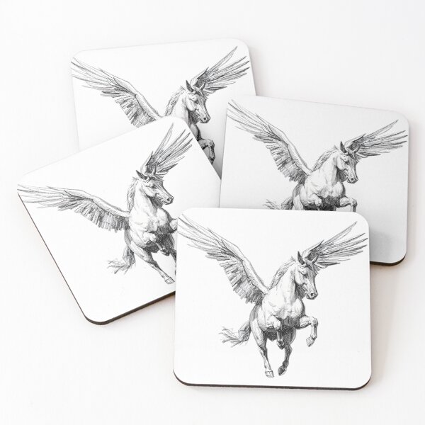 Item preview, Pencil drawing of Pegasus designed and sold by SanchillShop.