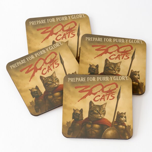 Item preview, 300 Cats: This Is Cat-Sparta! designed and sold by vanko-vnc.