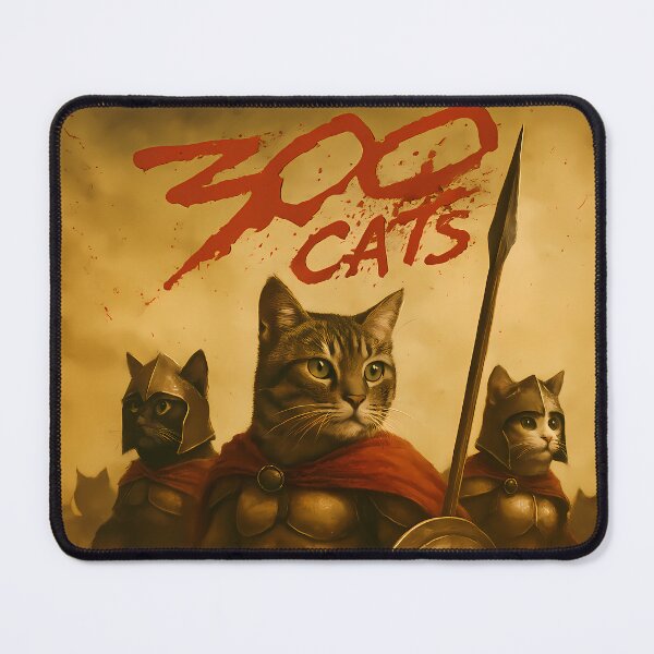 Item preview, 300 Cats: This Is Cat-Sparta! designed and sold by vanko-vnc.