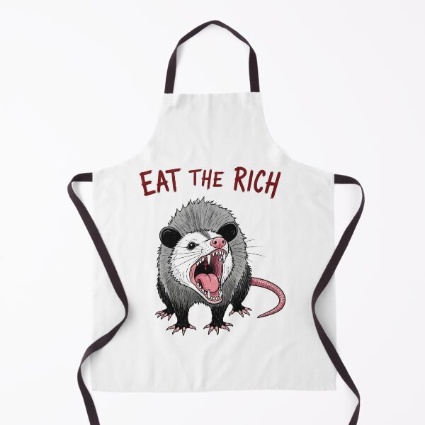 Item preview, Eat the Rich, Possum, protest, Justice, funnyfits70, Humor, Funny, retro, vintage, funny quotes, animal humor, designed and sold by FunnyFits70.