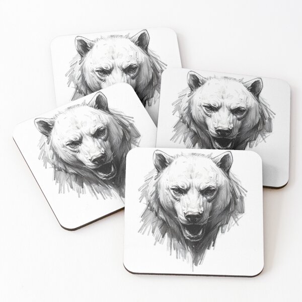 Item preview, A bear drawn with pencil designed and sold by SanchillShop.