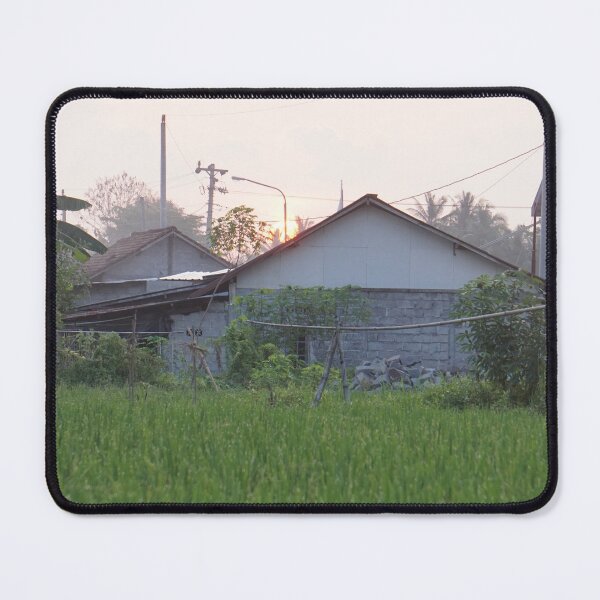 Item preview, Sunset Over a Village Homestead designed and sold by wegotfreeaco.