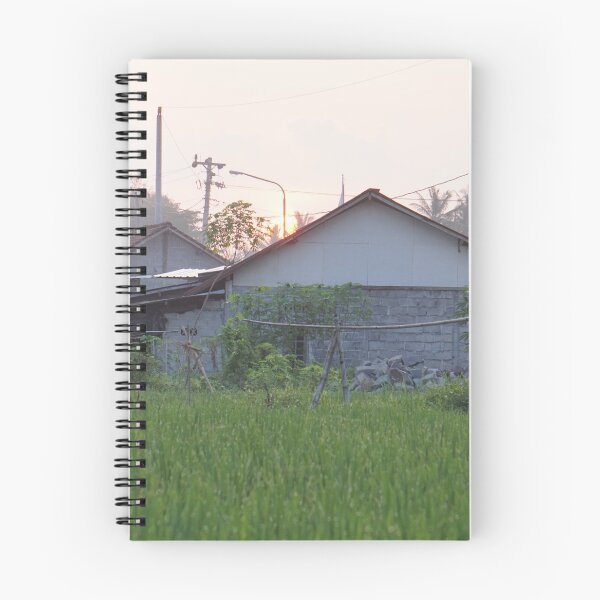 Item preview, Sunset Over a Village Homestead designed and sold by wegotfreeaco.