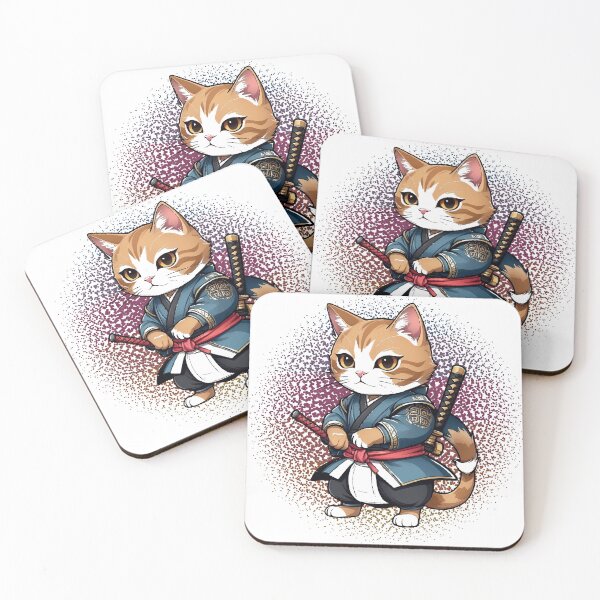 Item preview, Samurai Cat designed and sold by Merch Mann.