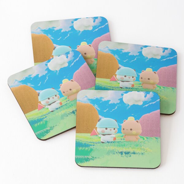 Item preview, Bubu and Dudu HIking 3D | Cute Bear Couple | Panda Yier | Bubu Brownie Bear designed and sold by valeriehsin.