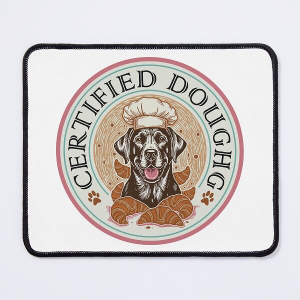 Item preview, Certified Doughg – Funny Dog Chef Design_Color1301 designed and sold by Merrko-Atelier.