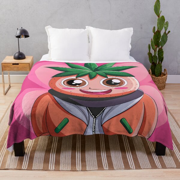 Item preview, Happy Anthropomorphic Plant Character in Jacket designed and sold by ART ATTACK ZONE.
