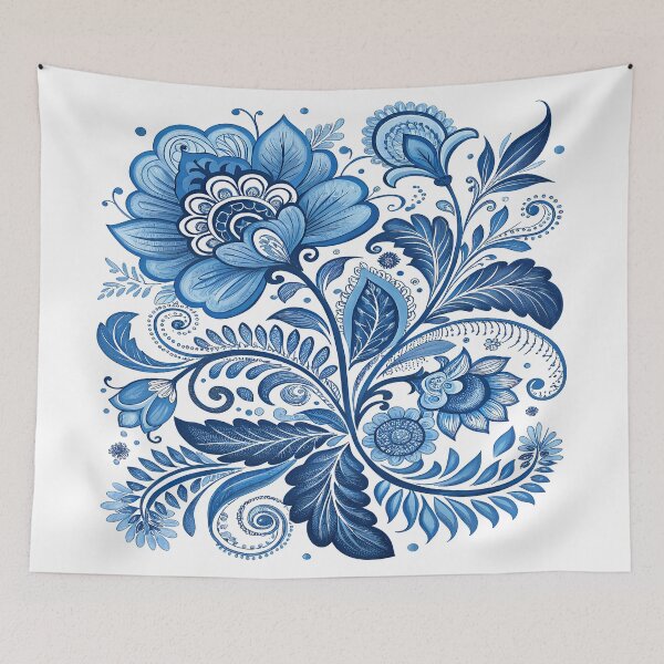 Item preview, Blue Flowers designed and sold by NickTaroDesign.
