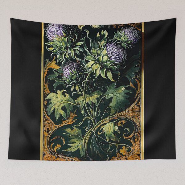 Item preview, Thistle blossoms designed and sold by andreisky.