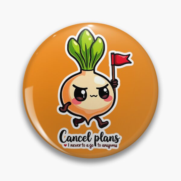 Item preview, Cancel Plans Onion – Funny Introvert Cartoon Illustration designed and sold by Kuber16.