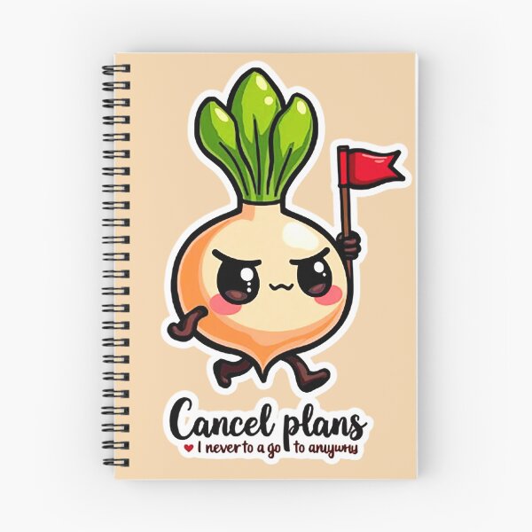 Item preview, Cancel Plans Onion – Funny Introvert Cartoon Illustration designed and sold by Kuber16.