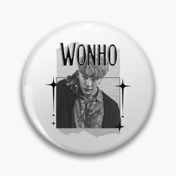 Item preview, Wonho Kpop Soloist Monochrome Black and White Classic Design Collage  designed and sold by HELL0WBELLO.
