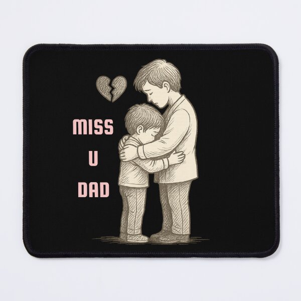 Item preview, Miss You Dad - Emotional Sketch for Grief, Love, and Loss designed and sold by Just Meaningful.