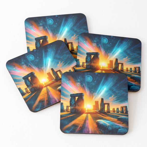 Item preview, Solstice Sunrise | Ancient Light, Cosmic Dawn Wall Art  designed and sold by Stoneflower-Art.