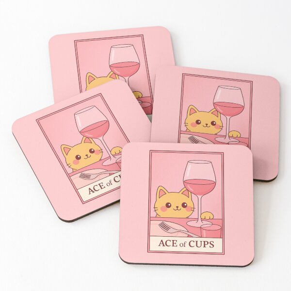 Item preview, Cute Tarot Cat: Ace of Cups designed and sold by Biddakate.