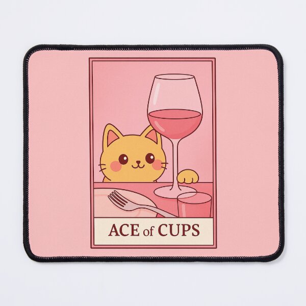 Item preview, Cute Tarot Cat: Ace of Cups designed and sold by Biddakate.